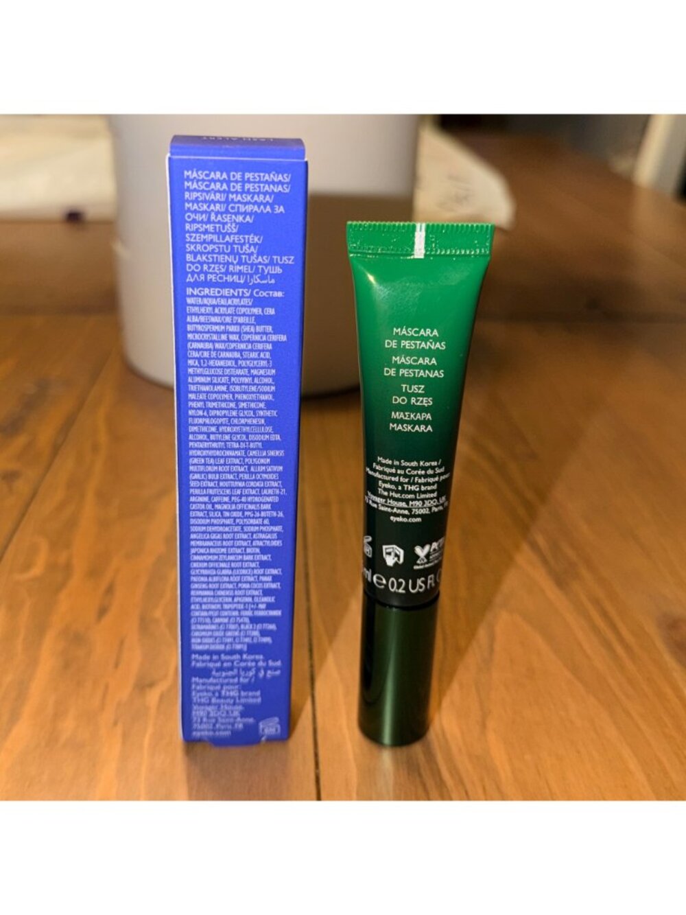 Eyeko Lash Alert Lift & Curl Mascara Green Vert 6ml 0.2oz Caffeine Biotin NIB - Picture 5 of 6
